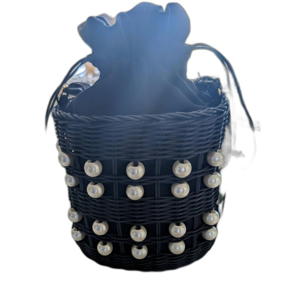 Pearl Embellished Basket Bucket Bag - kate spade new york x Target Black - Picture 2 of 3